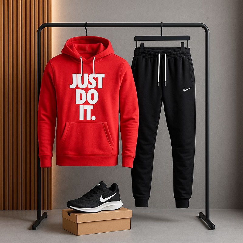 ست هودی و شلوار Just do itمردانه مدل A33