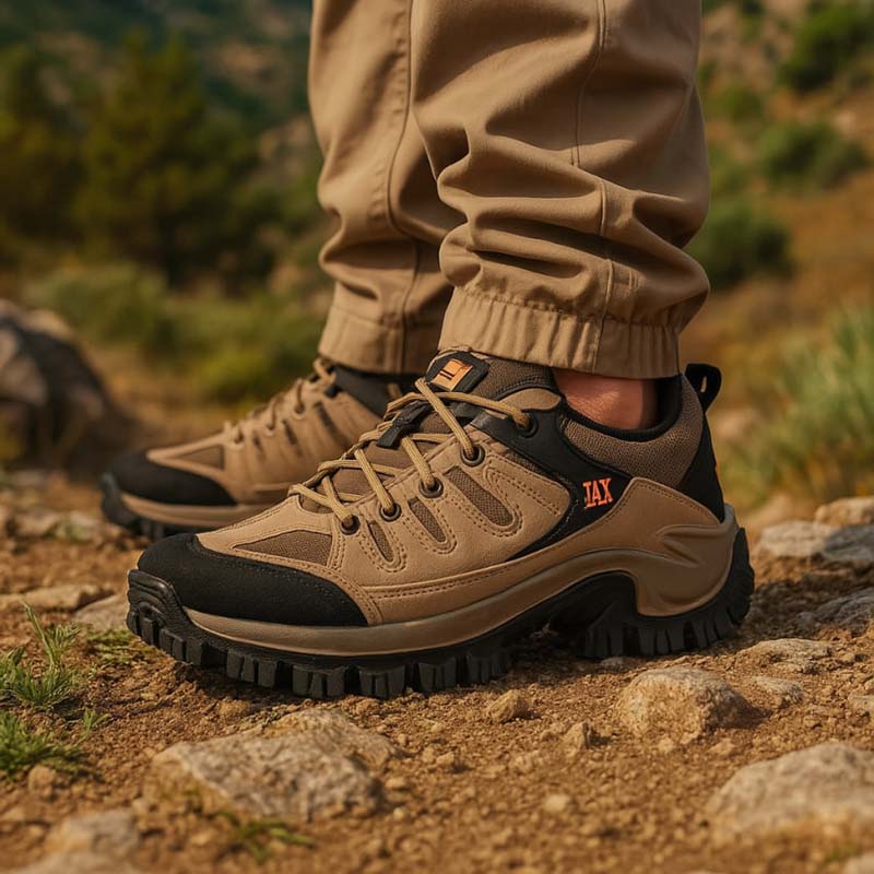 کفش ساقدار مردانه کرم مدل JAX