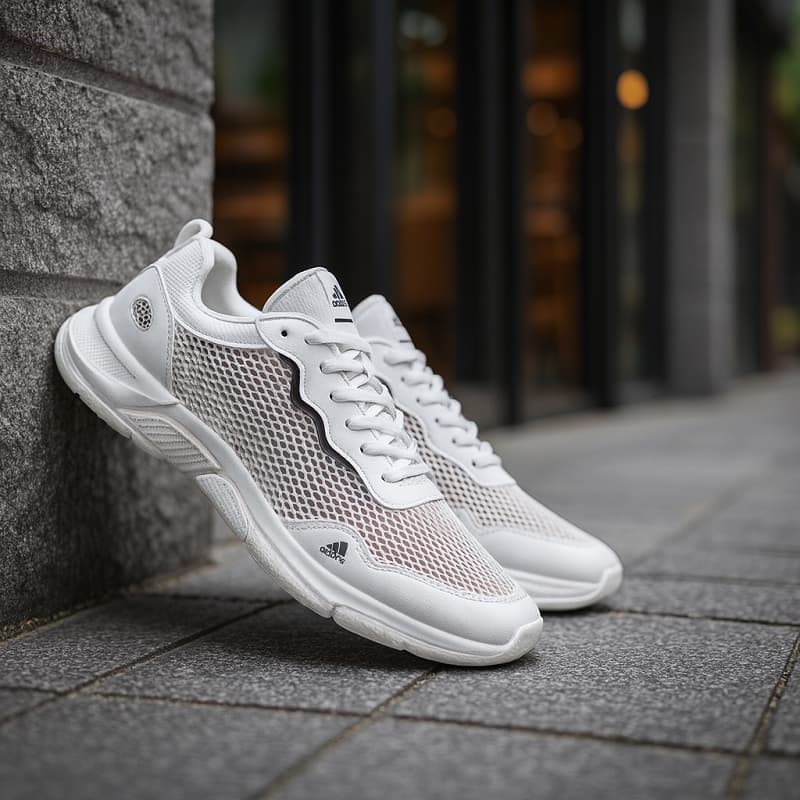 کفش ورزشی تابستانی مردانه آدیداس سفید مدل Ador