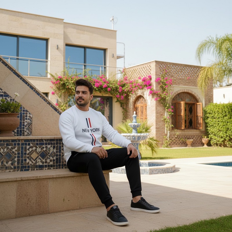 ست مردانه دورس و شلوار new york-چند رنگ